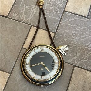 Vintage Forestville Wall Clock with key